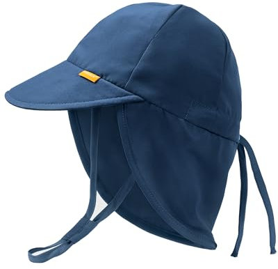 FURTALK Baby Kleinkind Sonnenhut UV-Schutz Mädchen Jungen Kinder Sommer Strand Mütze mit Nackenschutz