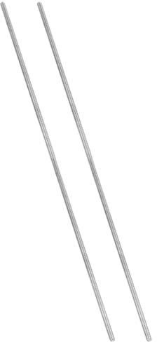 PATIKIL 1/4-20 UNC 304 Acciaio Inossidabile Asta Completamente Filettata 2pz 15.7 Lungo Vite Filettatura Mano Filettatura Tutte Asta Filettata Perni per Bulloni Appendini e Bulloni a U