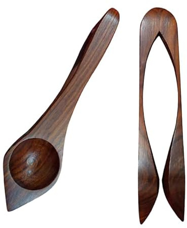 Rosewood Musical Wooden Spoon 9 Inch – Traditional Rhythm Spoon – Smooth Finish – Lightweight Folk Percussion Instrument