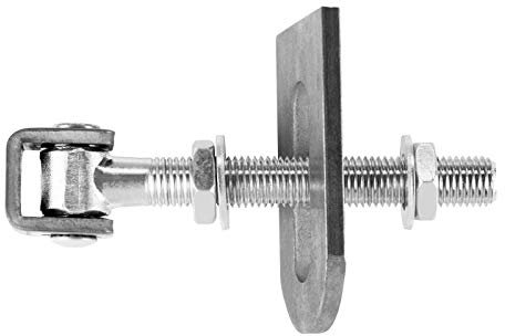 2 x Torangel verstellbar M20 x 190 mm mit U-Form Anschweißlasche Torbeschlag Stahl-Torband Stahltor-Scharnier von SO-TECH®