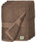 leevitex® Handtuch-Set, saugstark, 50 x 100 cm | Qualität 500 g/m² | 100% Baumwolle | Schokobraun