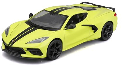 Bburago - Chevrolet Corvette Z8 - Voiture Miniature à l'échelle 1:24 - en Métal Robsute - Jouet pour Enfant - à Collectionner à partir de 3 Ans - M31527