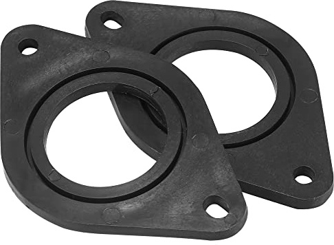 X AUTOHAUX 2 Piezas Anillos Adaptador Altavoz para Toyota Corolla 2009-2019 | Plástico, Negro, 110x69x5mm, Para Subaru Forester 14-18, Impreza 12-19, Legacy 10-16, Outback 10-17, Crosstrek 13-19