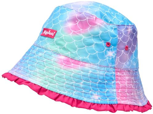Playshoes Mädchen UV-Schutz Sonnenhut Bademütze Kopfbedeckung, Meerjungfrau, 53cm
