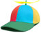 SSKHE Gorra de hélice,gorra de béisbol con hélice,gorra de helicóptero ajustable para adultos y niños noche temática del carnaval