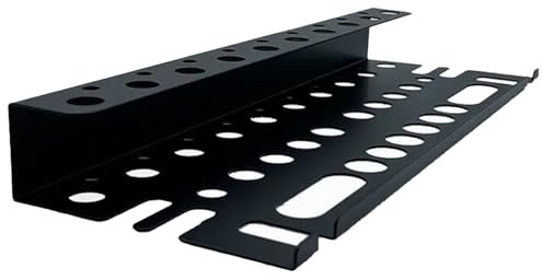 lllrlpeiase 40 cm Support Outils Mural, Porte Outils Mural Noir en Acier au Carbone, Rangement Atelier, Rangement Outils Mural pour Tournevis, Pinces, Ciseaux, Clés (Noir)