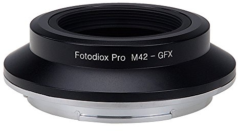 Fotodiox Adattatore per obiettivo M42 per fotocamere digitali mirrorless Fujifilm G-Mount GFX (come GFX 50S e altri)