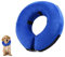 YAMI Collier Gonflable de rétablissement de Chien, cône réglable de Collier élisabéthain pour la récupération d'animaux familiers de Chirurgie ou de blessures (S)