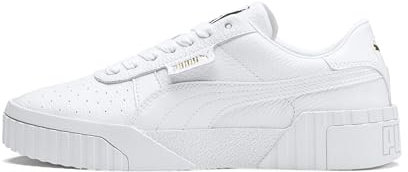 PUMA Damen Cali Wn's Turnschuhe, Puma White-Puma White, 41 EU