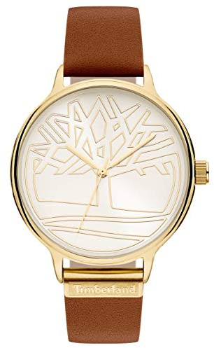 Timberland DamenArmbanduhr Analog Quarz Leder TBL15644MYG.04