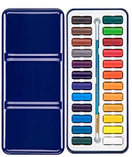 The Glowhouse Kit de peinture aquarelle