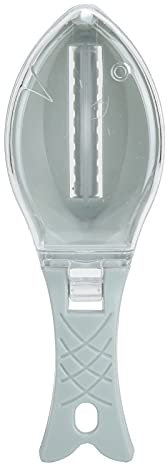 Squamatore Pesce,Spazzola per Pesci in Plastica, Rimuove Facilmente Le Squame di Pesce, Strumento Efficiente per Disincrostare Pesci Raschietto per Pesci per Chef e Cuochi di Casa(Blu)