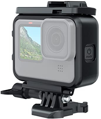 Skyddshölje skyddsram fodral för GoPro Hero 9, 10 och 11 – robust fodral med blixtsko och skjutram