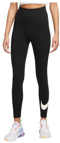 Nike Damen NSW CLSC Leggings, Black/Sail, S EU