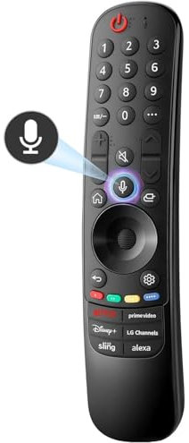 Magic Remote for LG-Smart-TV-Remote-Control,Replacement for MR20GA MR21GA MR22GA MR23GA,Suitable for LG UHD OLED QNED NanoCell 4K 8K Smart TV,with Pointer and Voice Function
