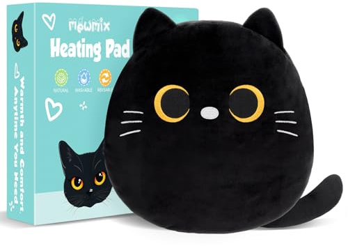 Cuscino termico per microonde per alleviare il dolore mestruale, riscaldabile in microonde, scaldabagno per il corpo, peluche portatile, animale di peluche, divertente, per donne, bambini, adolescenti