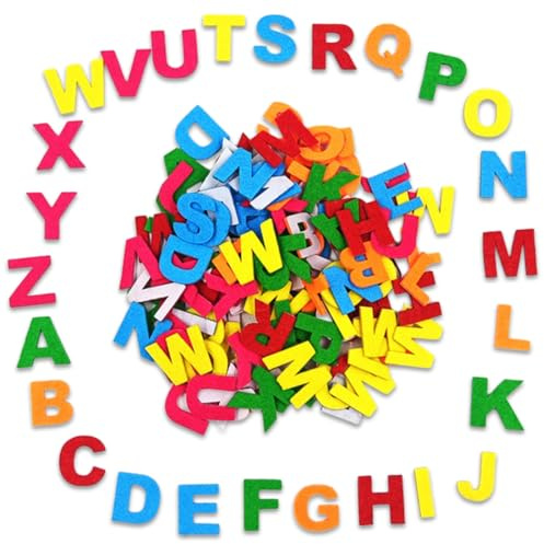 100 PCS Letras Adhesivas de Espuma Multicolor, Autoadhesivas y Seguras para Niños, Aprendizaje y Decoración en Casa y Escuela, Incluye Alfabeto Completo de la A a la Z