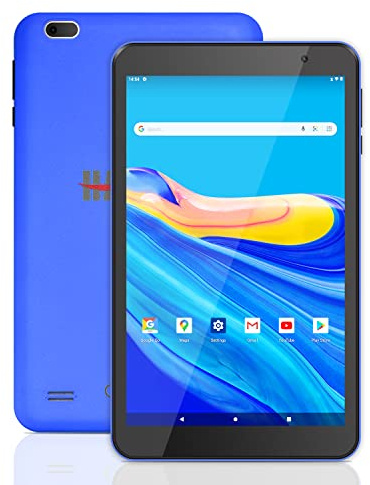 Haehne Tablet 8 Pollici Android, 2GB RAM 32GB ROM, Quad Core, 1280x800, WiFi, Bluetooth, GPS, Tablet per Bambini,Blu