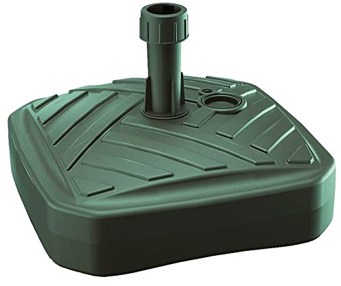 Fyrkantigt paraply i polyeten med randig design 39 x 39 x 13 cm i grönt