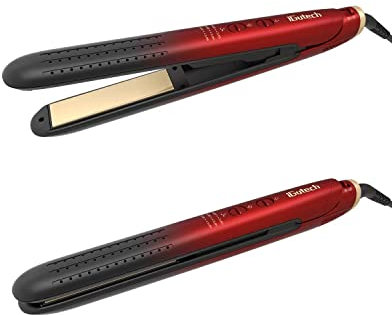 iGutech Haarglätter,Glätteisen und Lockenstab mit Cool Airflow Styling, 6 einstellbaren Temperaturen, 3D Keramikplatte, schnelle PTC-Aufheizung für alle Haartypen