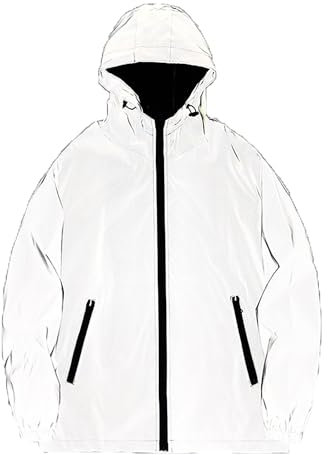 Singular-Point reflektierende jacke，Fahrradjacke Damen Winter Thermo Reflektierend Wasserabweisend Winddicht Atmungsaktiv Radjacke Laufjacke,Grau 2,XL