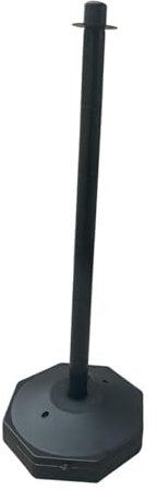 Sharplace Cône de Poteau de signalisation de 33 Pouces, Poteau de stationnement, Polyvalent pour la Construction de Routes, Attention à la Circulation, Noir