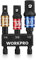 WORKPRO 3-Piece Impact Socket Adapter Set, 1/4 Hex Shank Bit Adapters with Holder, High Speed Nut Driver 1/4, 3/8 and 1/2 Drive, Impact Wrench Adapter for Automotive Drill & Impact Driver