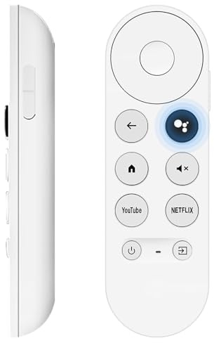 Mando Chromecast Google TV, Mando a Distancia Universal De Voz G9n9n para Chromecast GoogleTV Control Remoto de Repuesto por Voz Compatible con Bluetooth Mando ParaGoogle-Chromecast-4k-HD-TV Streamer
