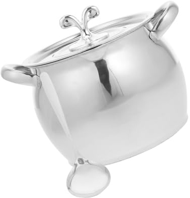 Ciieeo Olla Para Almacenar Aceite De Cocina De Recipiente De Acero Inoxidable Con Tapa y Colador De Malla Fina Para Recolectar Grasa De Cerdo