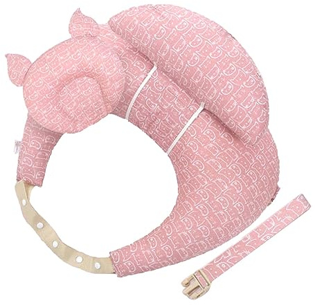 Ergonomisk justerbar mjuk amningskudde, multifunktionell babykudde Understödjande graviditetsnödigheter Bekvämt matningstillbehör för amning (PINK)