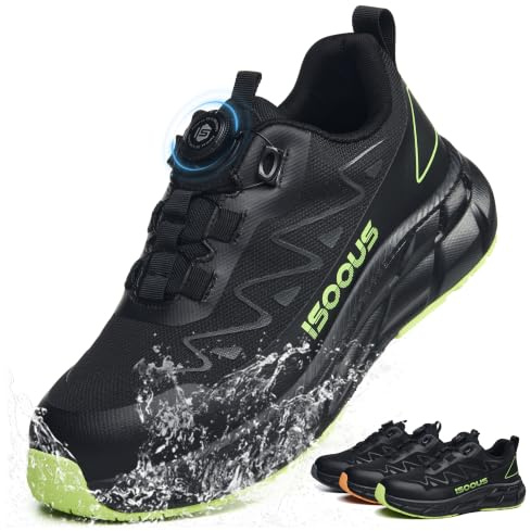 Chaussures de Sécurité Hommes Femmes S3S Imperméable Basket de Securite | Légère ESD Chaussures de Travail Antidérapante Basket de Travail Embout en Acier Respirant Confortable Antistatique 36-48 EU