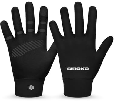 SIROKO - Guantes Cortos de Ciclismo para niños - Colección Iniciación K-Core Barspin Black - 7-8 (128 cm) - Negro