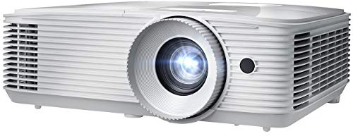 Optoma EH412 1080P HDR DLP Professional Projector | Super Bright 4500 Lumens | Business Presentations, Classrooms, and Meeting Rooms | 15000 Hour Lamp Life | 4K HDR Input | Speaker Built in, White