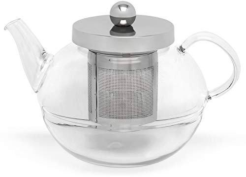 Bredemeijer 165005 bauchige Teekanne Tea-for-One Set mit Tasse 0.5 Liter
