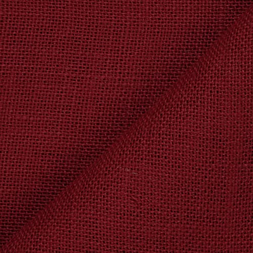Mondo Tessuti Tela in Juta/Iuta Dimensioni 150 x 140 cm e 280 x 75 cm – Prodotto Made in Italy – Ideale per decorazioni festività – Natale, Pasqua etc. (280 x 75 cm, Rosso India)
