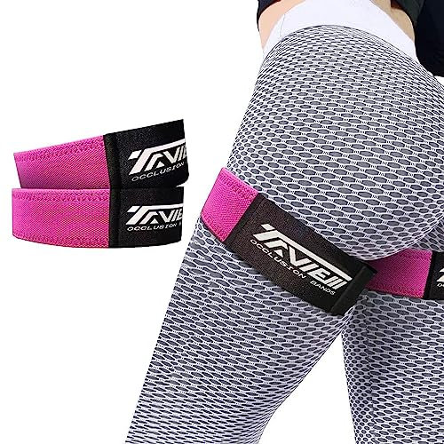Okklusionsbänder für Frauen, Gesäßmuskulatur und Hüftaufbau, Blutfluss-Einschränkungsbänder, BFR Bundle Booty-Bänder, Beste Stoff-Widerstandsbänder für das Training von Po, Oberschenkel, Fitness