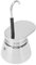Akozon Moka de una Sola Porción de Acero Inoxidable - Italiana Casera para un Sabor Rico - Perfecta para Estufa (200ML)