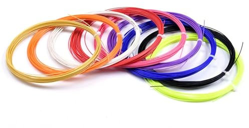 Badmintonsaite – langlebige Schlägersaite | tragbare Badmintonsaitenrolle | Schlägerlinien Badminton | Badmintonsaite Linee | Badminton-Reparaturzubehör für Sport-Ersatztraining