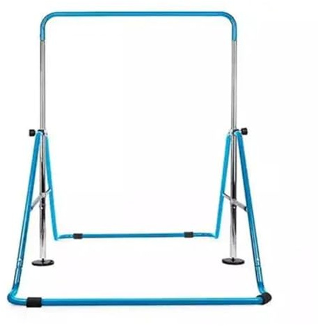UALXPAO Barra da Ginnastica Barre ginniche Regolabili in Altezza Pieghevoli for Bambini Orizzontali for Allenamento a casa for(Sky Blue)