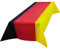 Deutschland-Tischdecke, abwaschbar, 1,50m x 3m, Standard 100 by Oeko-TEX® Klasse I, Fan-Deko, WM, EM, Public Viewing
