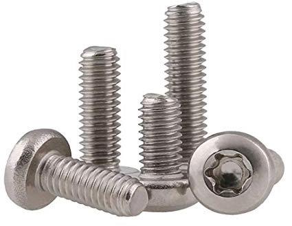 BOZONLI Tornillos Torx de Cabeza Redonda Tornillos de Acero Inoxidable M4×8mm,50 pcs