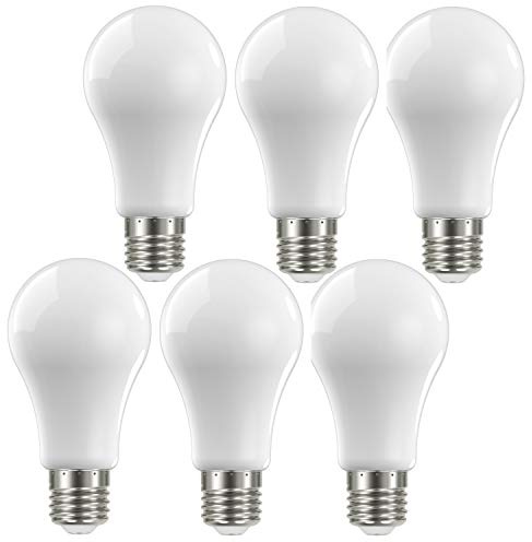 Satco (6 Pack) Dimmable Led Filament Lamps, S12433, High Lumens, 13.5 Watt, A19; Soft White; Medium Base; 2700K; 90 CRI; 120 Volt for use at Residential, Hospitality, Display and Commercial