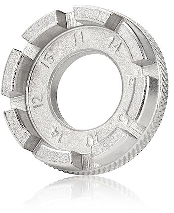Speichenschlüssel Fahrrad Universal Speichenspanner Fahrrad Speichen Werkzeug für Speichen Reparieren 6 Größen Silber