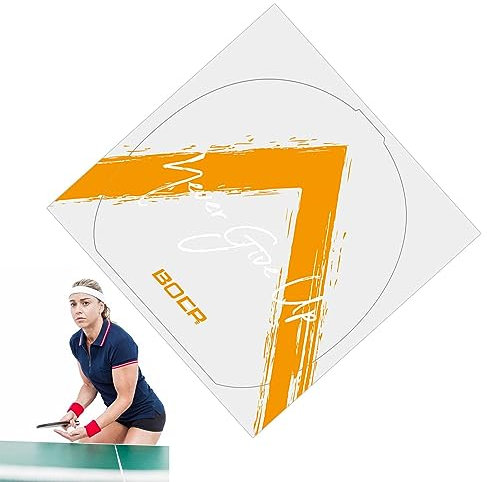 Anloximt Tischtennis-Klebefolie - Tischtenniszubehör Klebefolien - Transparente antistatische Gummischutzfolie für Ballschläger und Schläger