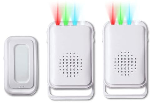 Détecteur de mouvement - Carillon de porte sans fil pour la maison, le magasin, le commerce lors de l'entrée - Sonnette de porte pour magasin de bienvenue - Sonnette de porte lorsque la porte s'ouvre