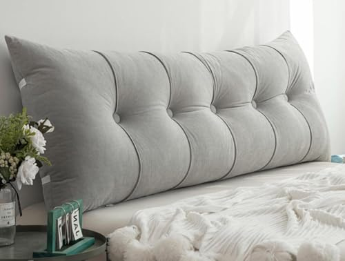 Almohada de lectura Suave, Sofá Cojines de Lectura，120/60/80/150/200/180cm Cabecera Cojín, Cojín Grande de Pared, Respaldo de Cama Almohada Lumbar para Sala de Esta Sillas Dormitorio(A3,100x55cm/39x21