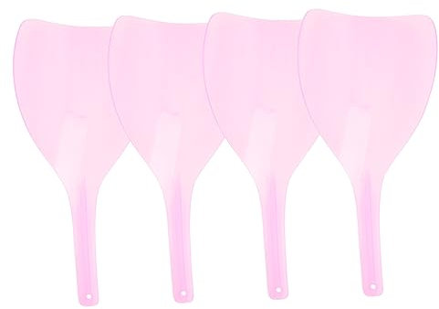 CALLARON Masque De Coiffure Transparent 4pcs Bouclier De Coiffure Visage Outils De Salon Coloration Cheveux Utilisation Maison Et Salon