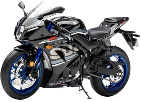 XUFQRAN Modelos a Escala Kit de Modelo de Motocicleta Suzuki R1000 a Escala 1:12, Acabado estático con Revestimiento Negro. Colección. Objetos de colección