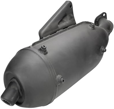 LeoVince Sistema de Escape Completo SITO PLUS Acero Compatible con Piaggio Skipper/SKR/Runner/Hexagon 125-180