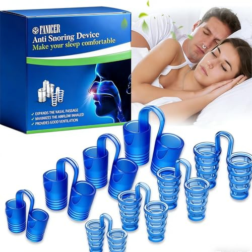 8 Piezas Clip Nasal Antirronquidos, Dilatador Nasal Magnetico Para Reducir Ronquidos, Ayuda A Dormir Mejor Por La Noche, Ideal Para Uso Nocturno Y Portatil